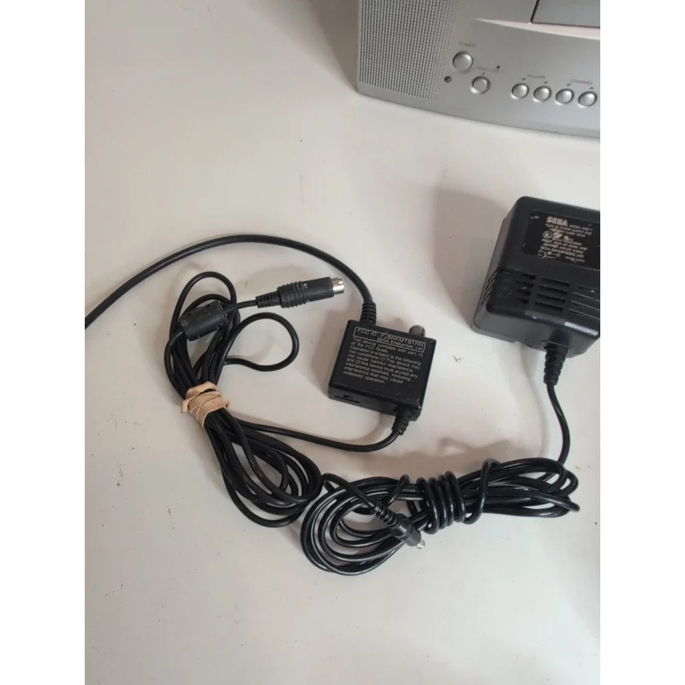 SEGA Genesis Model 2 Fully Tested W/ 2 Controllers, Game Power Cord Wires